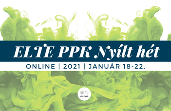 Online nyílt hét az ELTE PPK-n