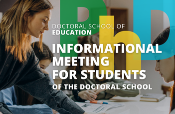 Informational Meeting for Students of the Doctoral School