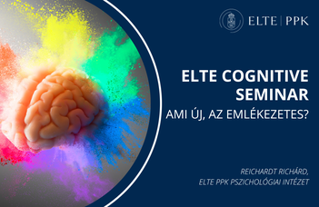 Reichardt Richárd előadásával folytatódik az ELTE Cognitive Seminar programsorozat.